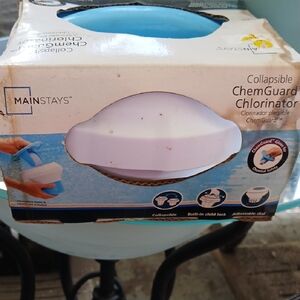 Mainstays White and Blue ChemGuard Chlorinator